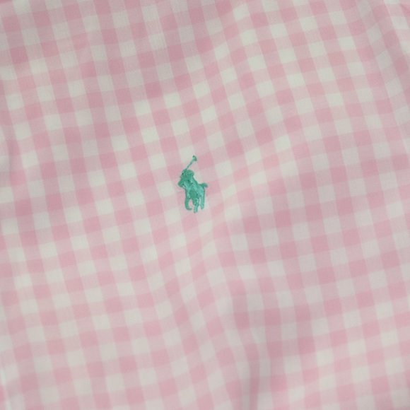 Pink Buttoned Down Shirt Short Sleeved - Picture 1 of 3